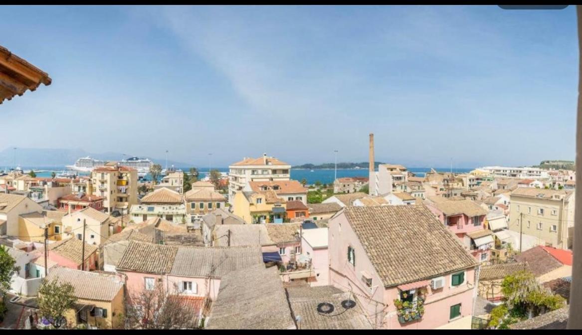 Makis Sea-View Apartment-Corfu Port Mantouki Bagian luar foto